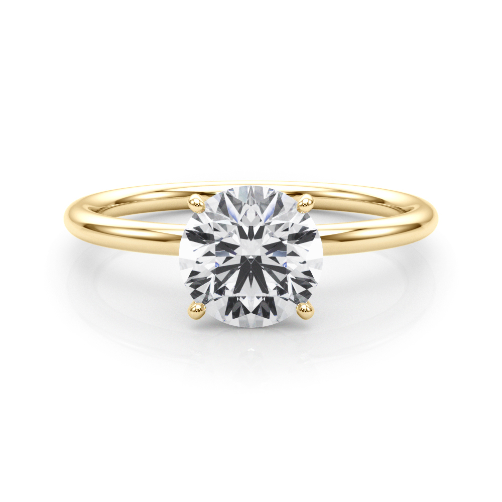 ENGAGEMENT RING ROUND CENTER