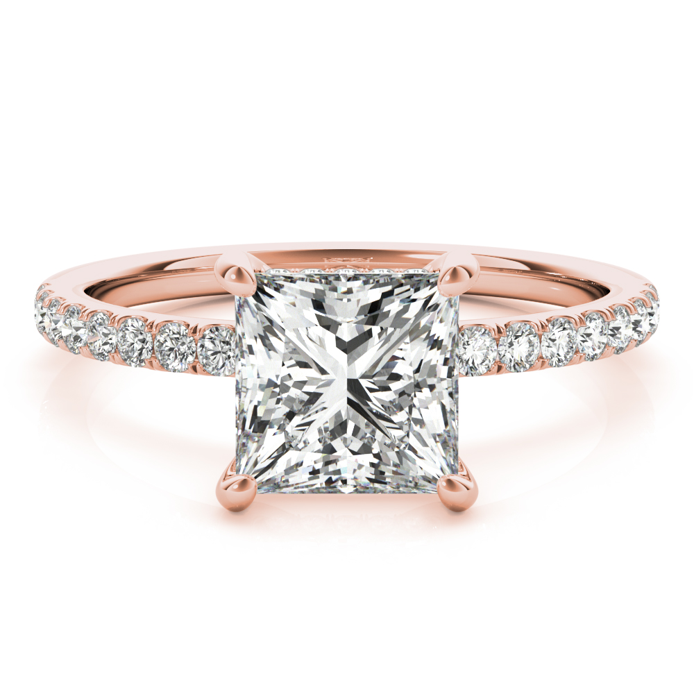 SINGLE ROW PRINCESS CUT CENTER