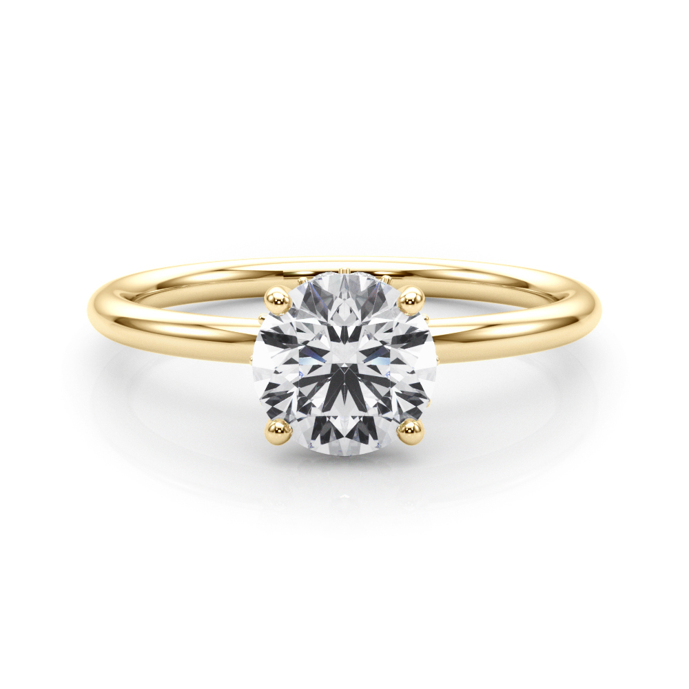 HIDDEN HALO RD ENGAGEMENT RING