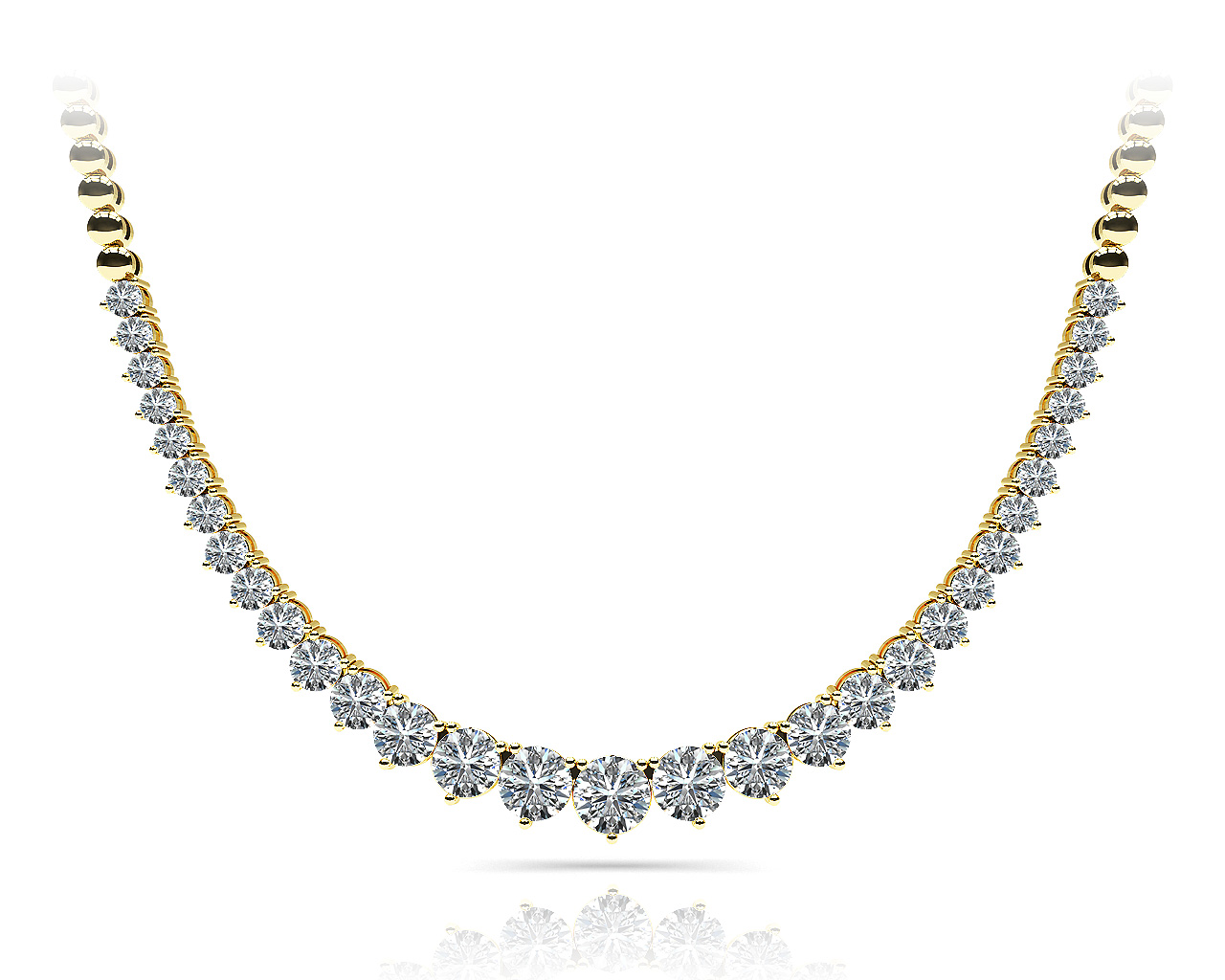 3 Prong Graduated necklace