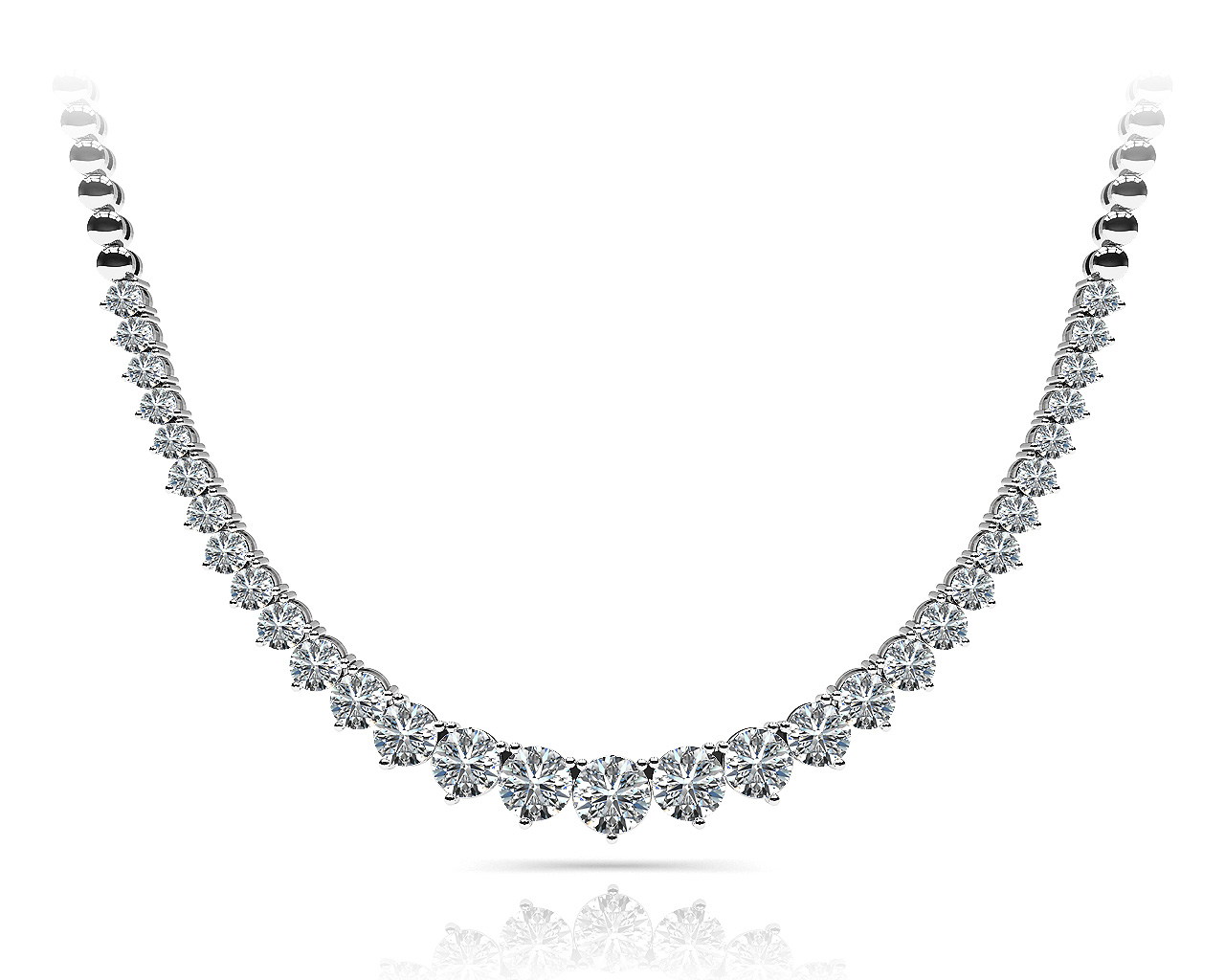 3 Prong Graduated necklace
