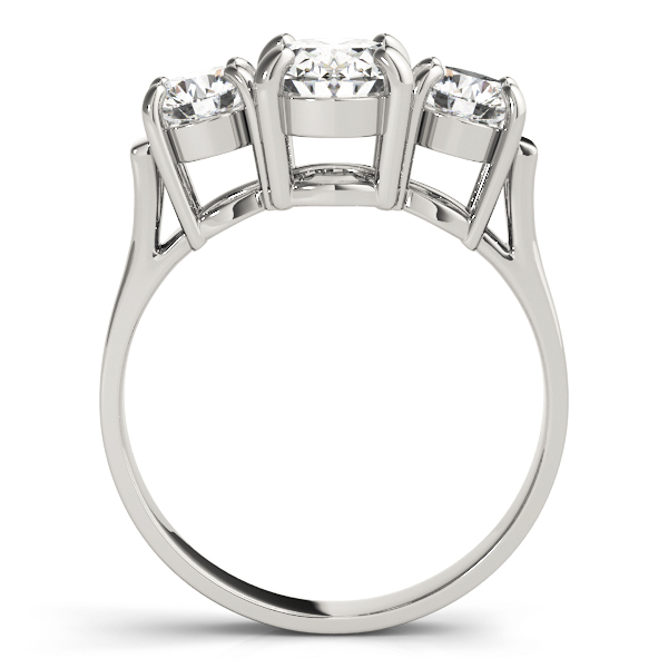 ENGAGEMENT RINGS 3 STONE OVAL