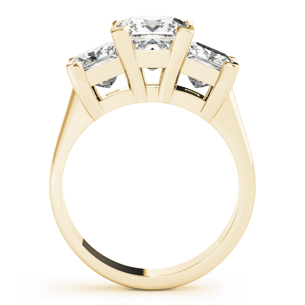 ENGAGEMENT RINGS 3 STONE PRINCESS
