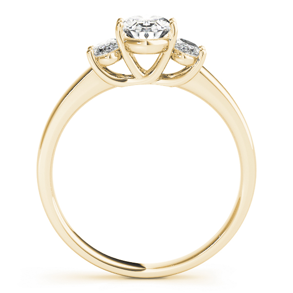 ENGAGEMENT RINGS 3 STONE OVAL