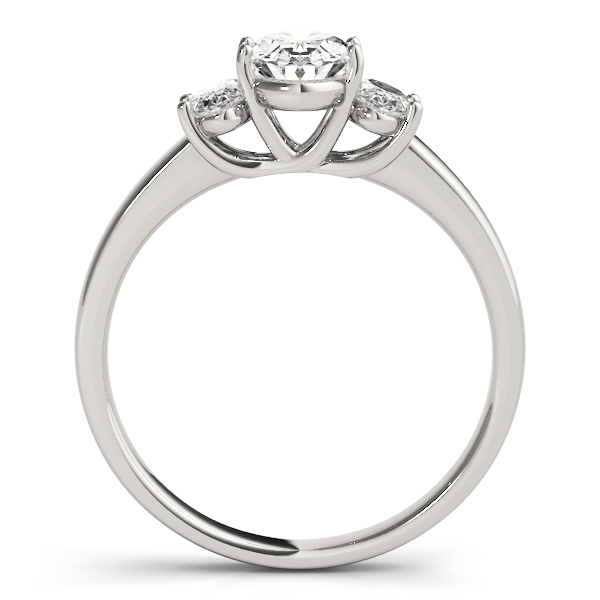 ENGAGEMENT RINGS 3 STONE OVAL