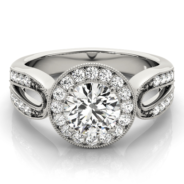 ENGAGEMENT RINGS HALO ROUND