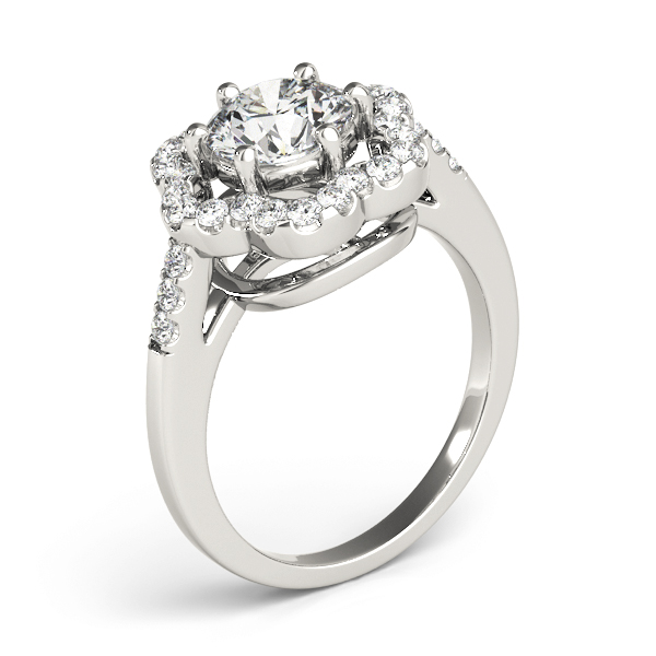 ENGAGEMENT RINGS HALO ROUND