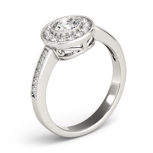 ENGAGEMENT RINGS HALO ROUND