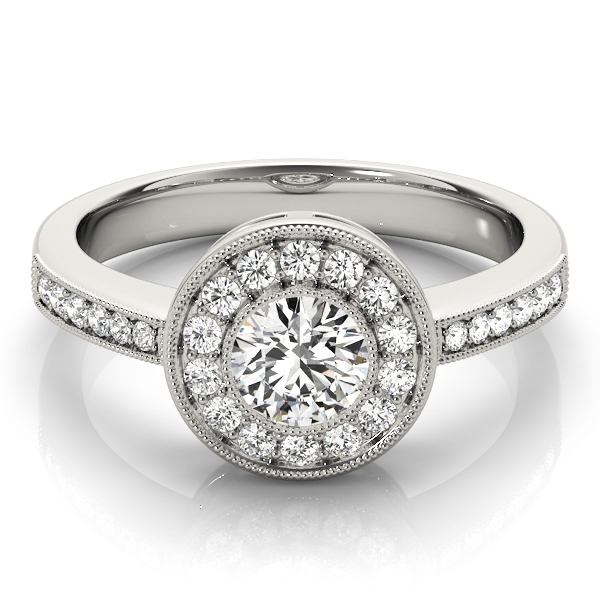 ENGAGEMENT RINGS HALO ROUND
