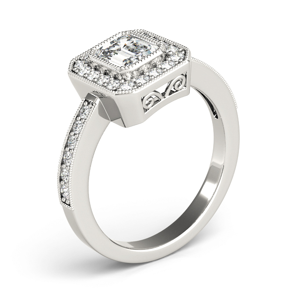 ENGAGEMENT RINGS HALO EMERALD