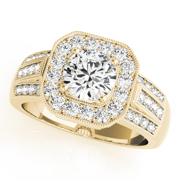 ENGAGEMENT RINGS HALO ROUND