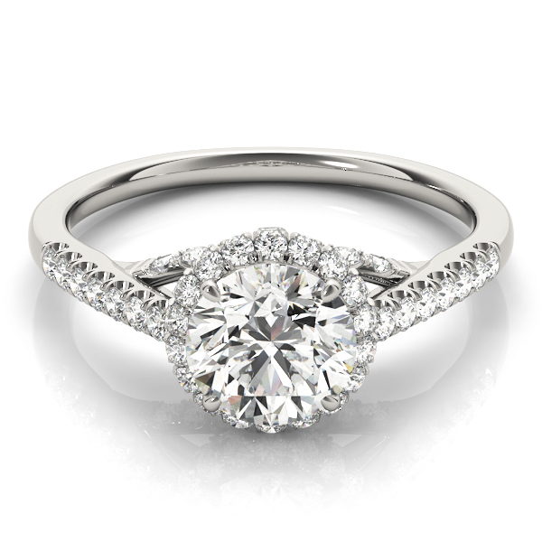 ENGAGEMENT RINGS HALO ROUND