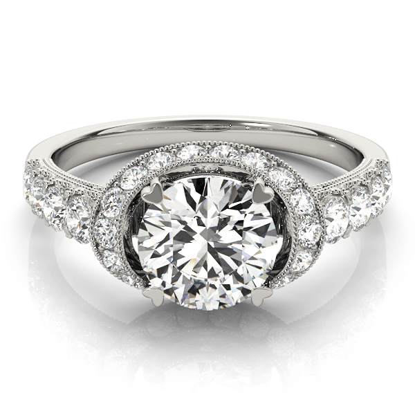 ENGAGEMENT RINGS HALO ROUND
