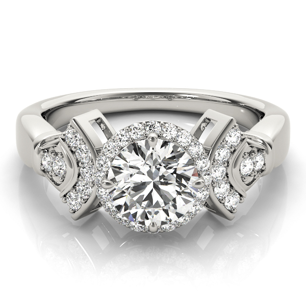 ENGAGEMENT RINGS HALO ROUND