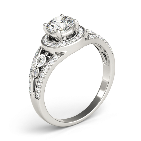 ENGAGEMENT RINGS HALO ROUND