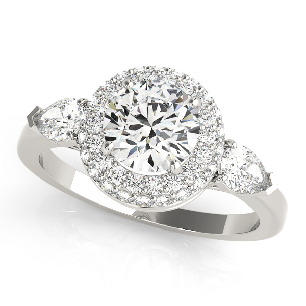 ENGAGEMENT RINGS HALO ROUND
