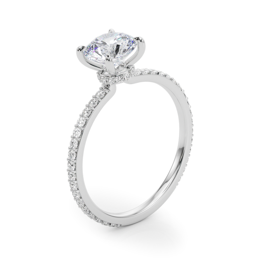 HIDDEN HALO ENGAGEMENT RING