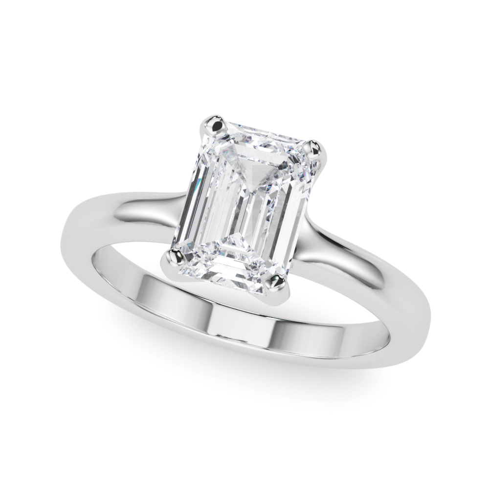 SOLITAIRE EMERALD CUT
