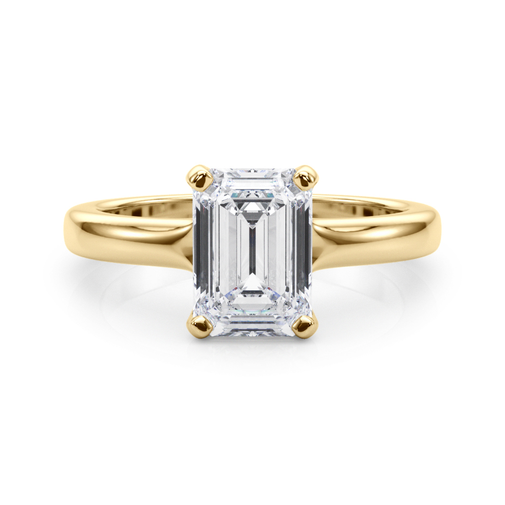 SOLITAIRE EMERALD CUT