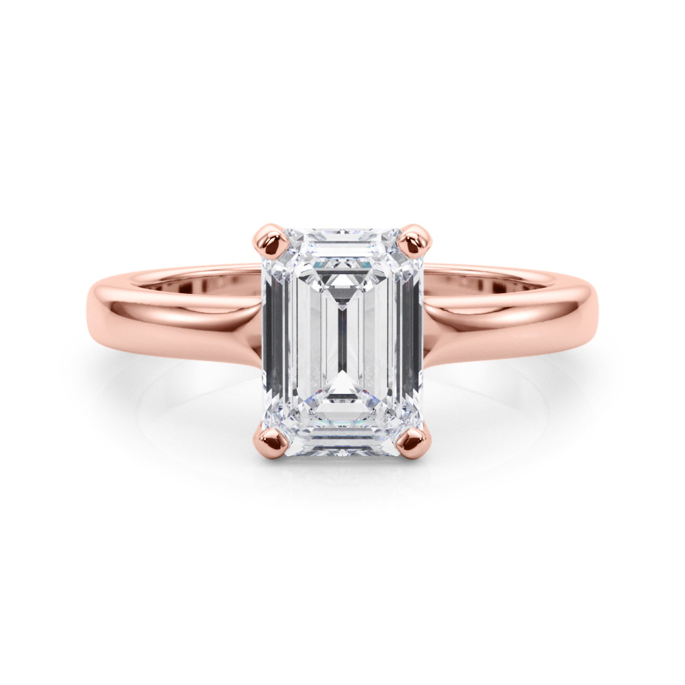 SOLITAIRE EMERALD CUT