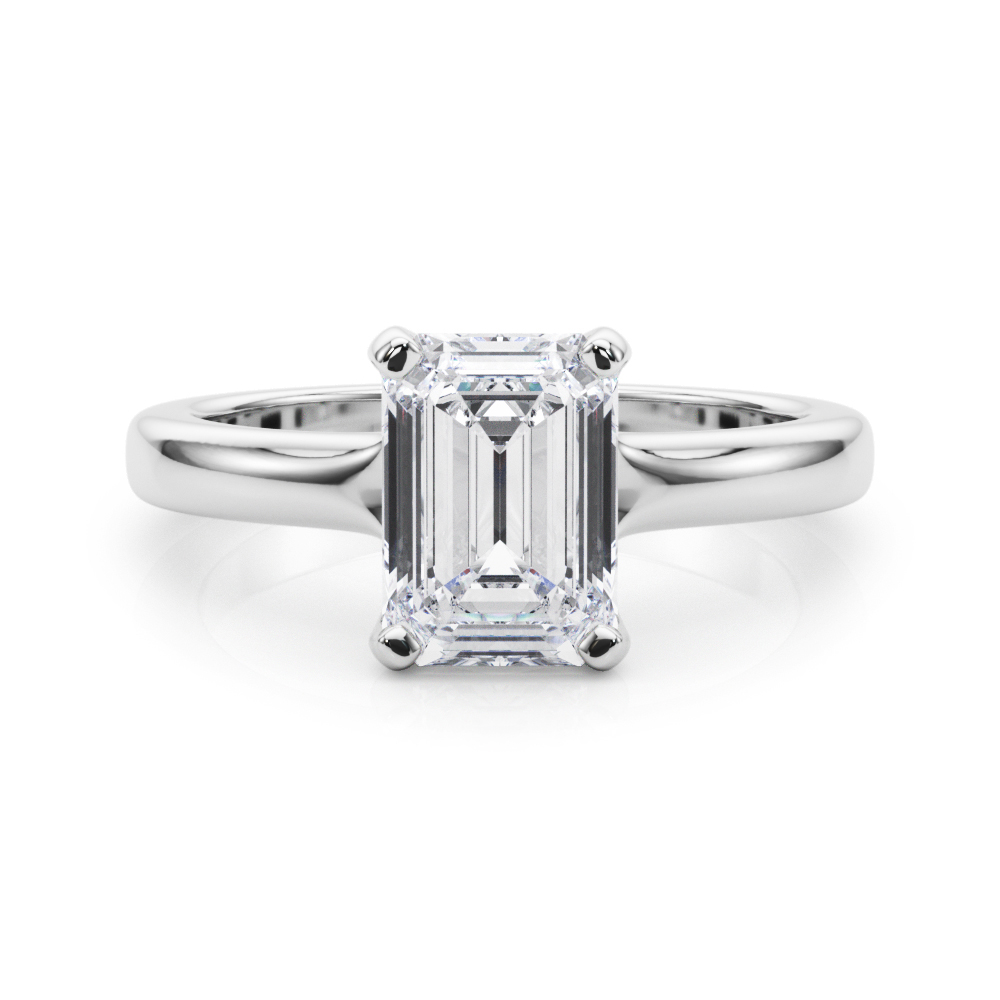 SOLITAIRE EMERALD CUT